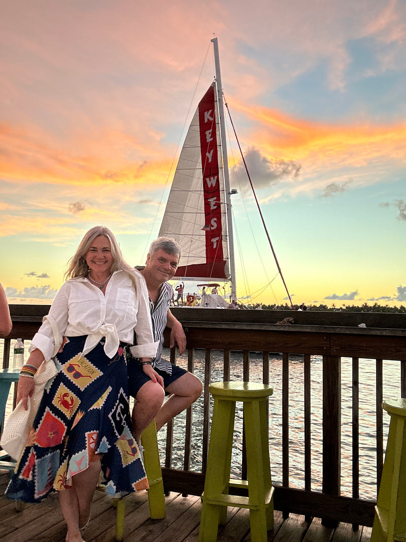 Key west wrap skirt