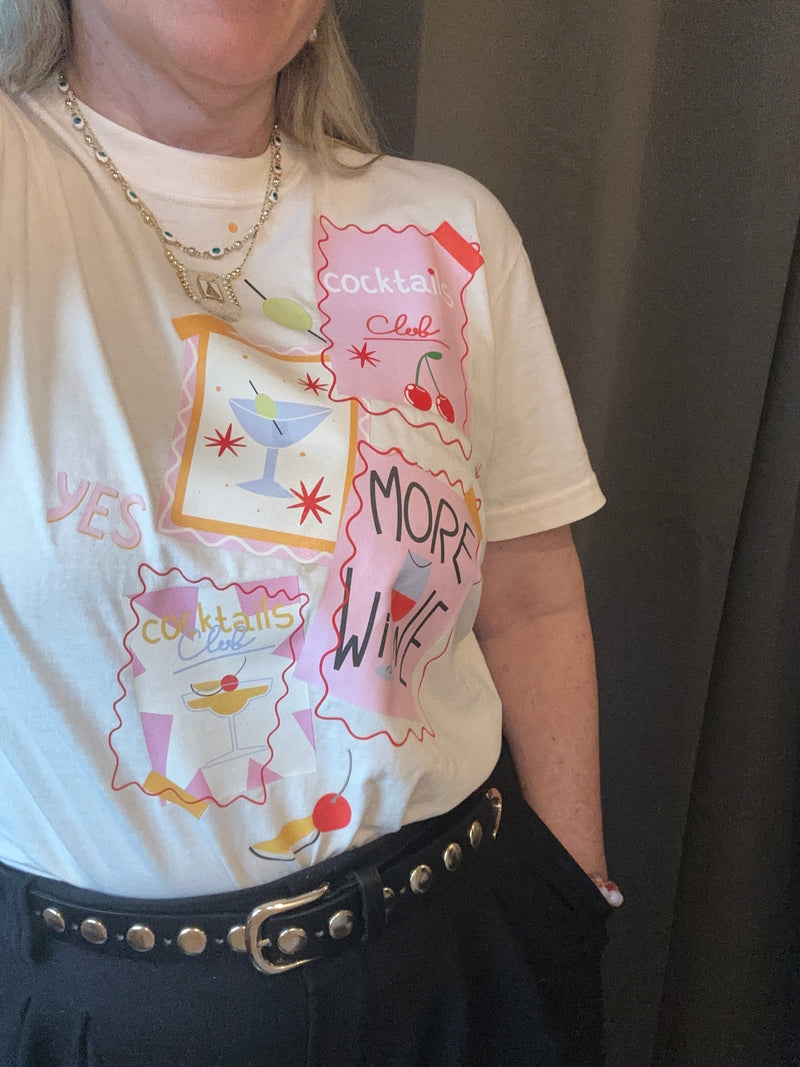 Cocktails tshirt