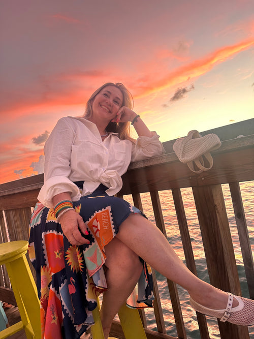 Key west wrap skirt