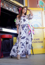 Bonaire long dress "En mi selva"